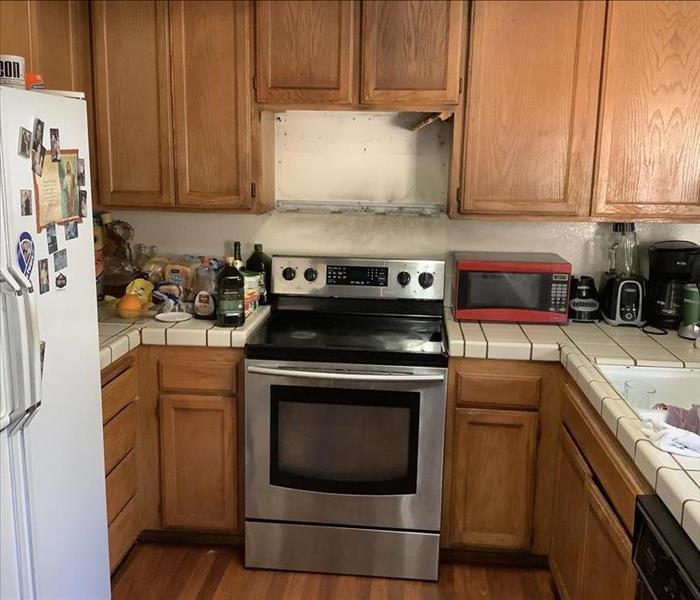 Fire Damaged Kitchen 